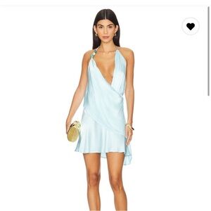 SNDYS blue mini dress